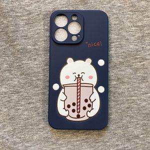 NEW: iPhone 13 Pro Case With Bear Design – Blue